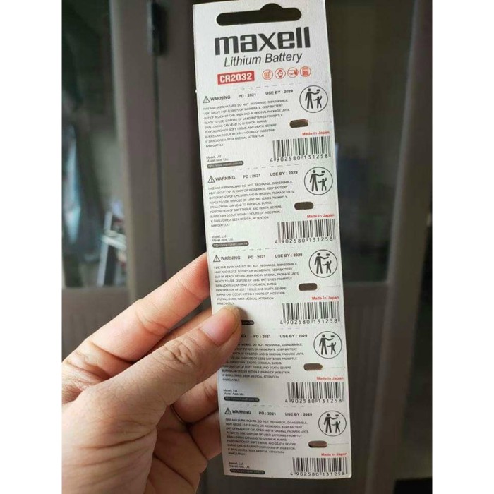 1 viên pin Cr2032, pin Cmos Maxell lithium 3V dùng cho remote ô tô, điều khiển xe, chìa khóa xe - Hình ảnh 5