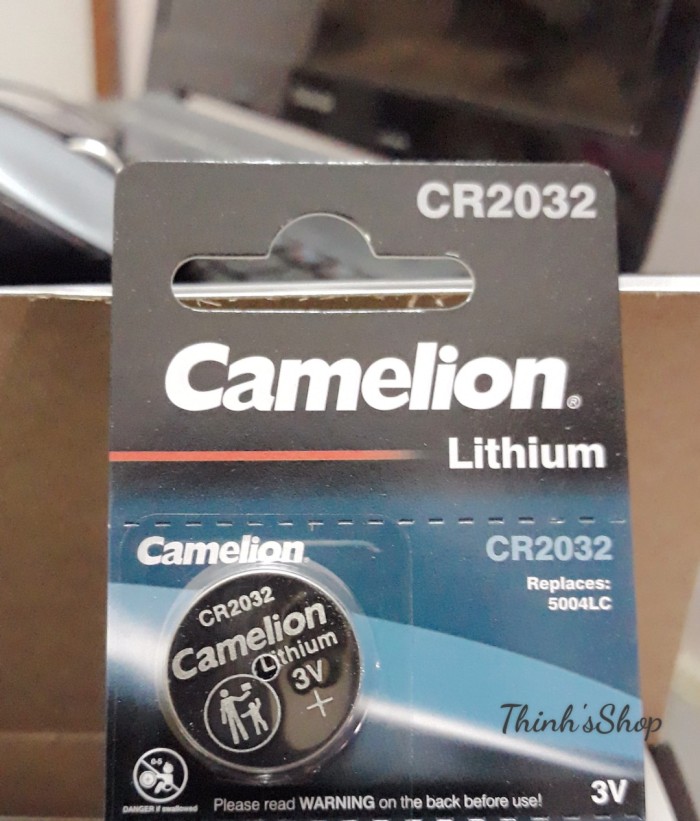 Vỉ 5 viên pin CR2032 /CR 2032 3V Lithium Camelion - Hàng công ty - Hình ảnh 3