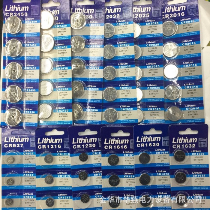 Vỉ 5 Viên Pin Khuy Cúc Áo 3V Lithium CR2032 / CR2025 / CR2016 / CR1632 / CR1625 / CR1620 / CR1616 / CR1220 / CR1225 / CR1025 / CR2330 / CR2430 / CR2450 - Hình ảnh 4