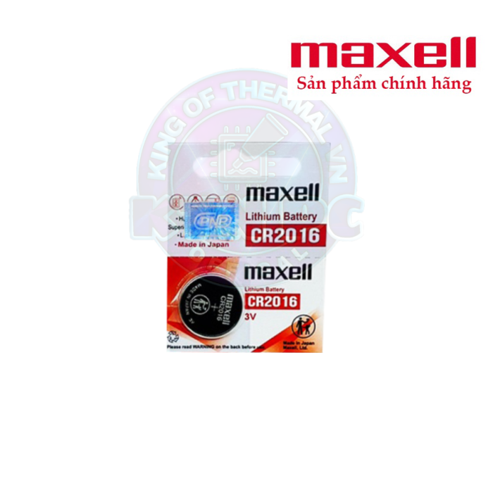 Pin Maxell CR2032 / CR2025 / CR2016 Lithium 3V - Xuất xứ Japan - Hình ảnh 2