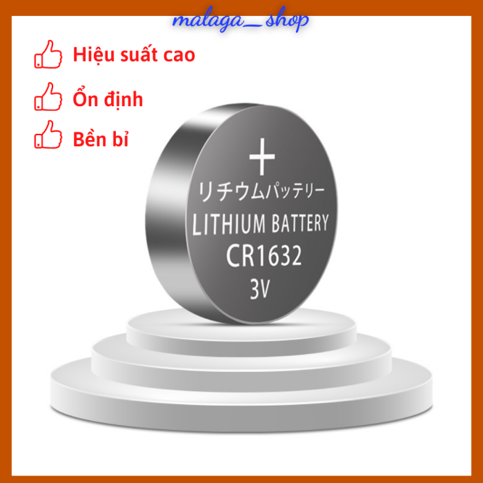 Pin cúc áo CR1632 CR1225 CR2016 CR1220 CR1620 CR2025 CR2032 3V cảm biến áp suất lốp ô tô van ngoài (giá cho 1 viên pin)