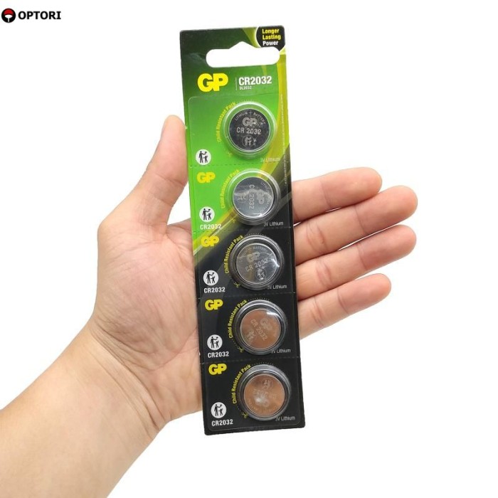 Vỉ 5 Pin Cúc Áo GP Lithium Coin Battery 3V - GP CR2032-2CPU5 - Hình ảnh 8