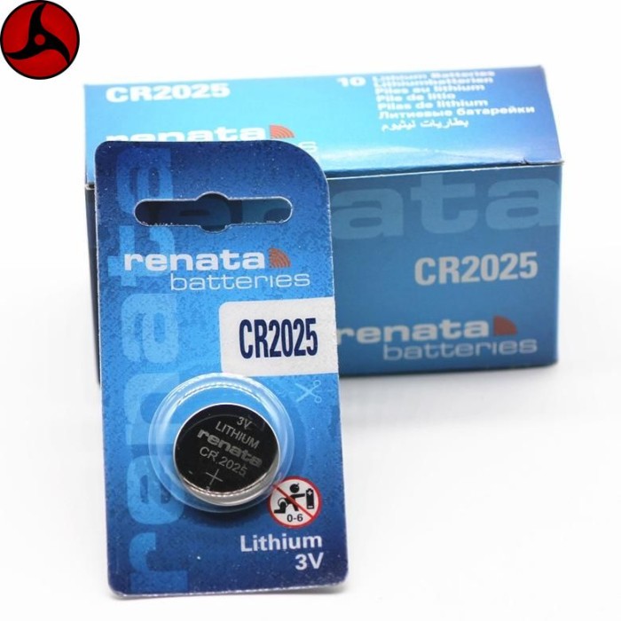 Pin nút Thụy Sỹ RENATA CR2025 3V Made in Swiss (Loại tốt - Giá 1 viên)