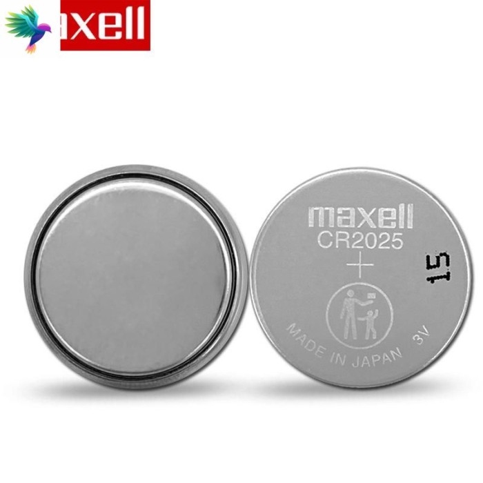 5 Viên Pin CMOS CR2025 Maxell Nhật Bản Lithium 3V - Hình ảnh 5