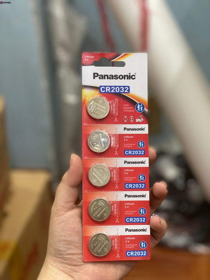Vỉ 5 Viên Pin CR2032 Panasonic ( CR-2032/5BE x 1 Vỉ ) Lithium 3 V - Hình ảnh 3