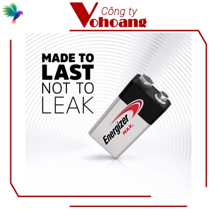 Pin vuông 9V Energizer 522 ALKALINE chính hãng ( Mẫu mới ) - Hình ảnh 4