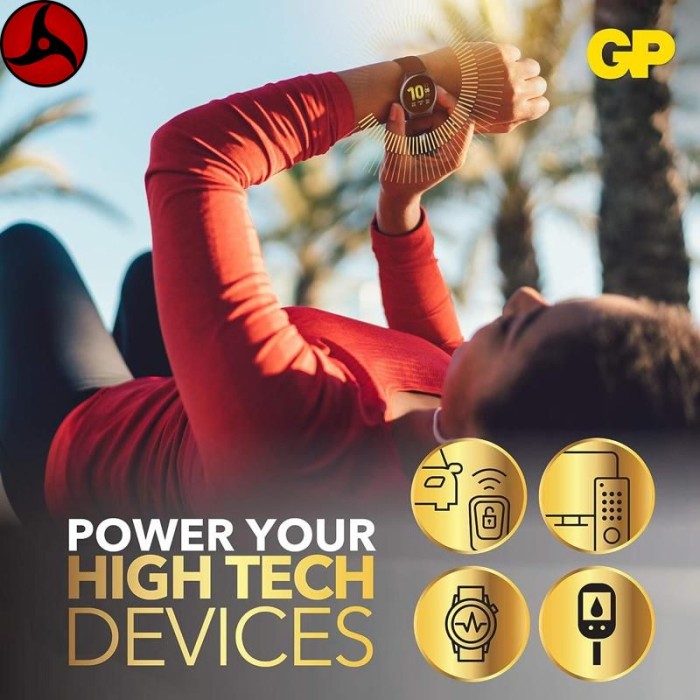 Vỉ 5 Pin Cúc Áo GP Lithium Coin Battery 3V - GP CR2025-2CPU5 - Hình ảnh 12