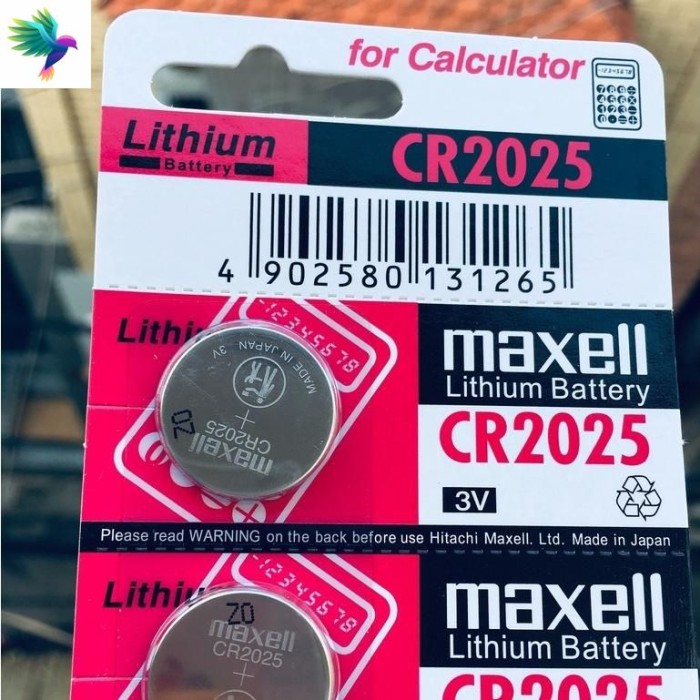 5 Viên Pin CMOS CR2025 Maxell Nhật Bản Lithium 3V - Hình ảnh 2