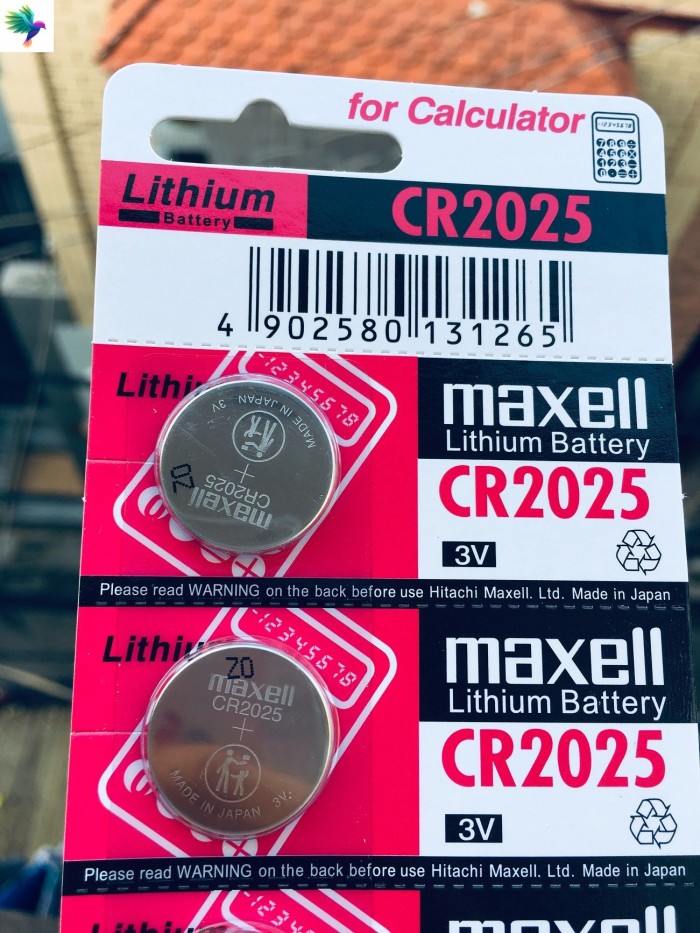 Pin CR2025 Maxell Lithium 3V vỉ 5 viên - Hình ảnh 2