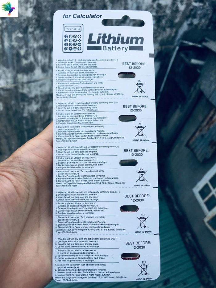 Pin CR2025 Maxell Lithium 3V vỉ 5 viên - Hình ảnh 3