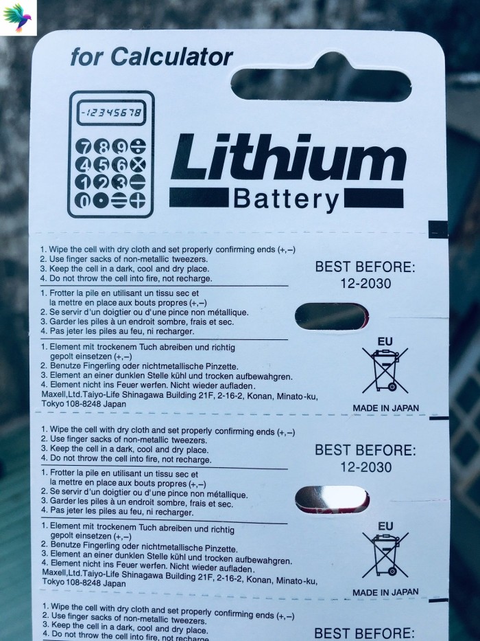 Pin CR2025 Maxell Lithium 3V vỉ 5 viên - Hình ảnh 4