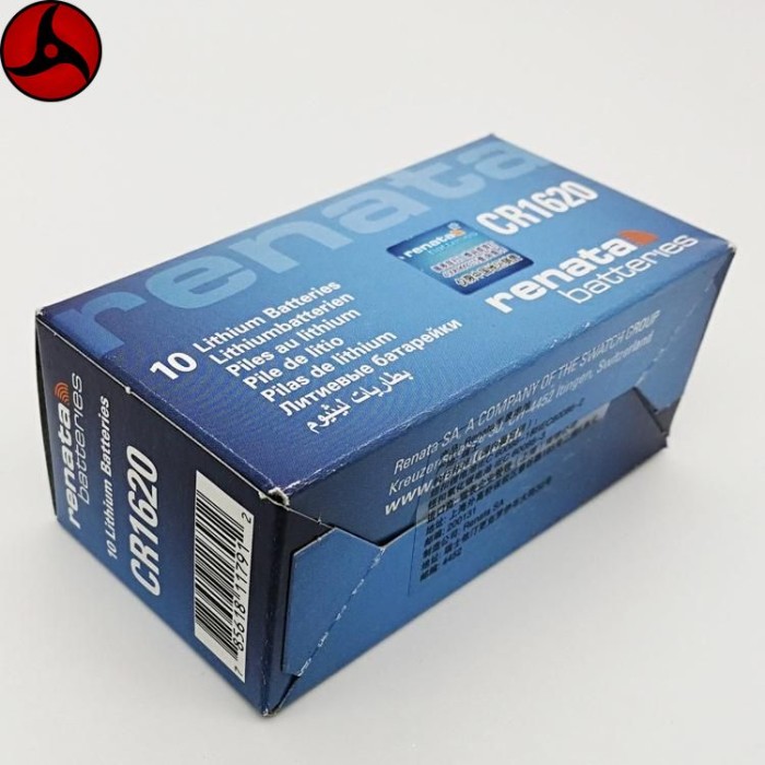 Pin nút Thụy Sỹ RENATA CR1620 3V Made in Swiss (Loại tốt - Giá 1 viên) - Hình ảnh 2