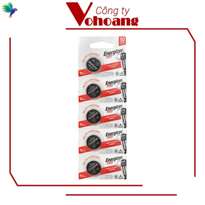 Pin Energizer ECR2025 Lithium 3V Chính Hãng | Bộ Vỉ 5 Viên