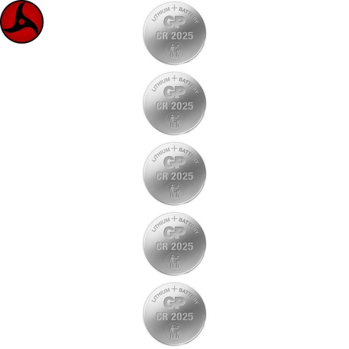 Vỉ 5 Pin Cúc Áo GP Lithium Coin Battery 3V - GP CR2025-2CPU5 - Hình ảnh 6