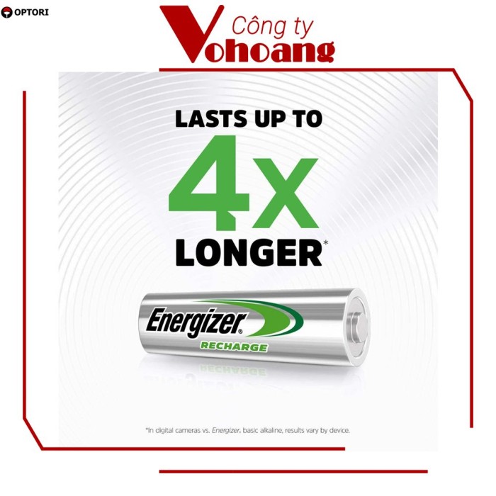 Pin Sạc AA 2000mAh NH15 Power Plus RP2 Energizer NH15 RP2 (Mẫu mới) - Hình ảnh 3