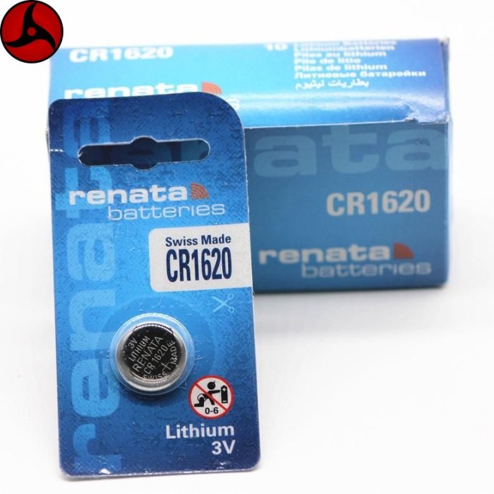 Pin nút Thụy Sỹ RENATA CR1620 3V Made in Swiss (Loại tốt - Giá 1 viên)