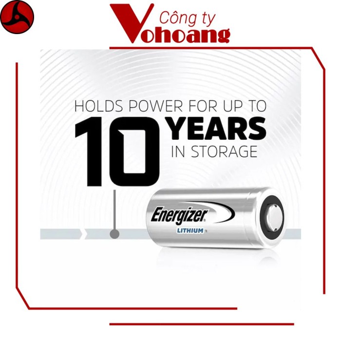 Pin CR123 Energizer Lithium Photo Power 3V - Hàng Chính Hãng - Hình ảnh 2