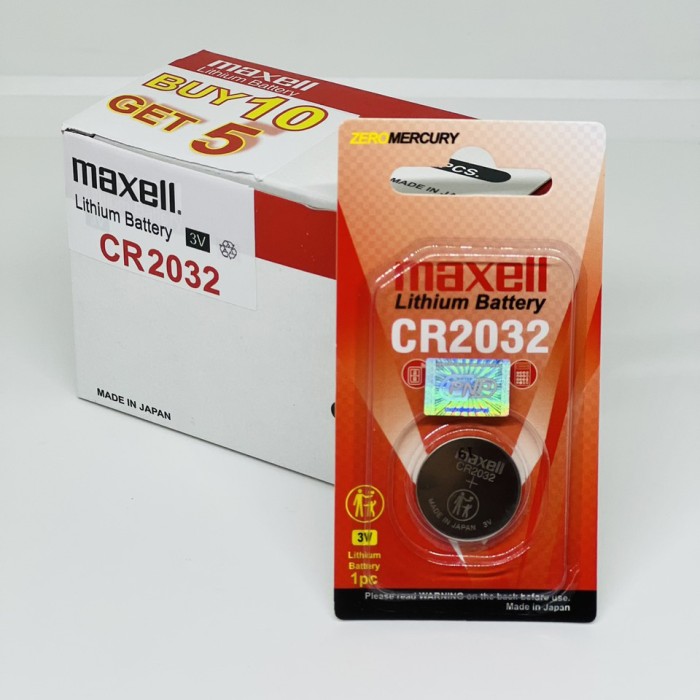 Pin CR2032 Lithium 3V Maxell Vỉ 1 Viên Cao Cấp Made In Japan - Hàng Chính Hãng - Hình ảnh 4