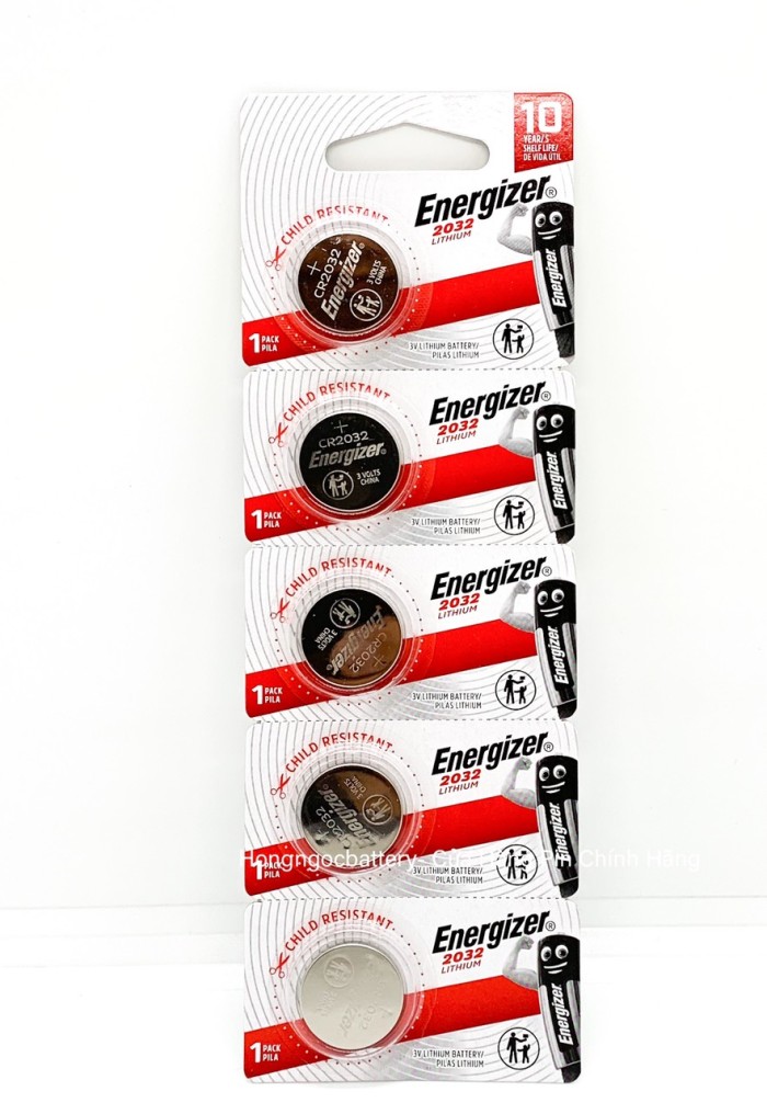 Pin CR2032 Energizer 3V vỉ 5 viên - Hình ảnh 2