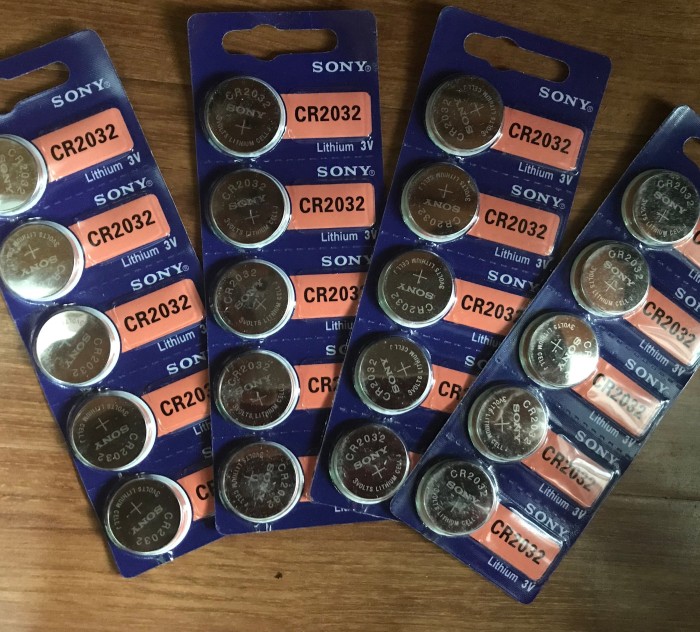 Pin cúc áo Sony CR1632  CR1620  CR1220  CR1616  CR2032  CR2025  CR2016  CR2430  CR2450 - Hình ảnh 2
