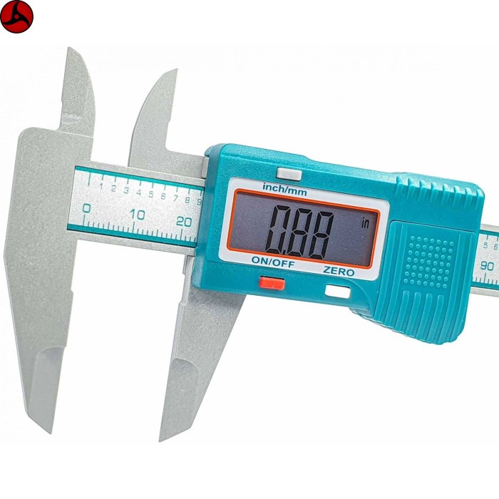 Thước kẹp điện tử thân nhựa 150mm TOTAL TMT331501 - kỹ thuật số, dùng pin CR2032, độ chính xác cao, do từ 0.1mm - Hình ảnh 3