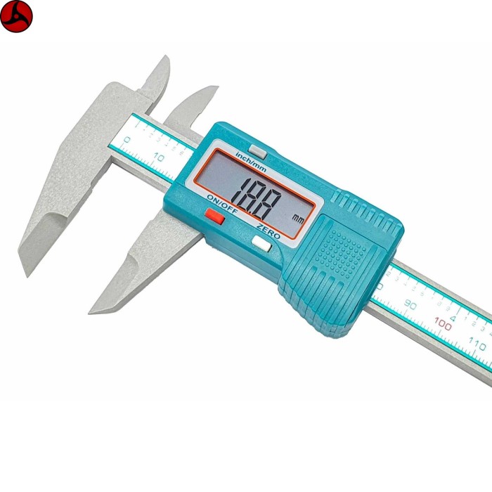 Thước kẹp điện tử thân nhựa 150mm TOTAL TMT331501 - kỹ thuật số, dùng pin CR2032, độ chính xác cao, do từ 0.1mm - Hình ảnh 4