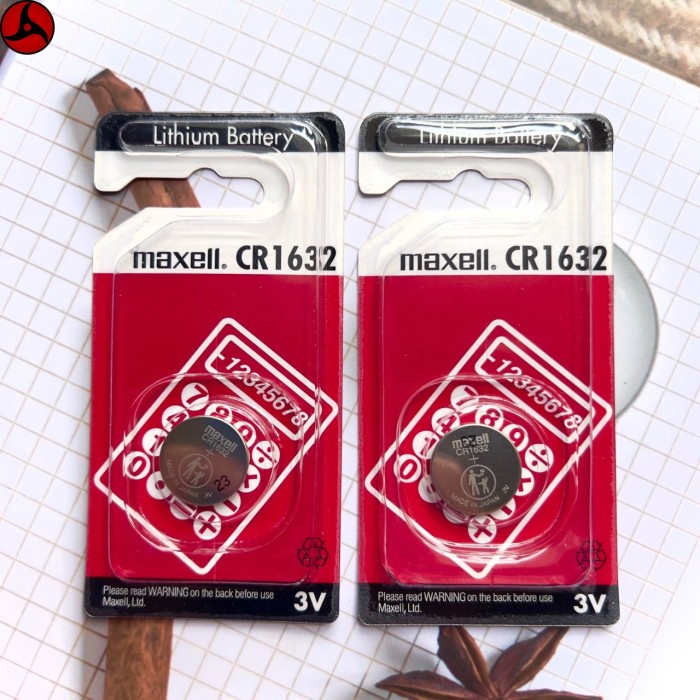 Vỉ 1 viên pin chính hãng Maxell CR1632 Nhật Bản