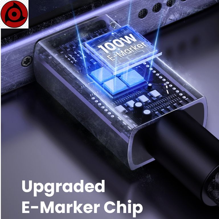 Cáp sạc nhanh UGREEN PD 100W Type C được nâng cấp Cáp dữ liệu Chip E-Marker USB 3.0 cho iPhone 16 , Samsung S24 Ultra, - Hình ảnh 3