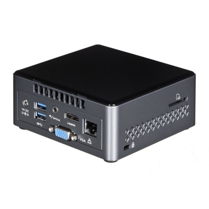 Máy tính văn phòng mini Intel NUC6CAYS - Chưa bao gồm RAM & SSD - Hàng chính hãng - Hình ảnh 2