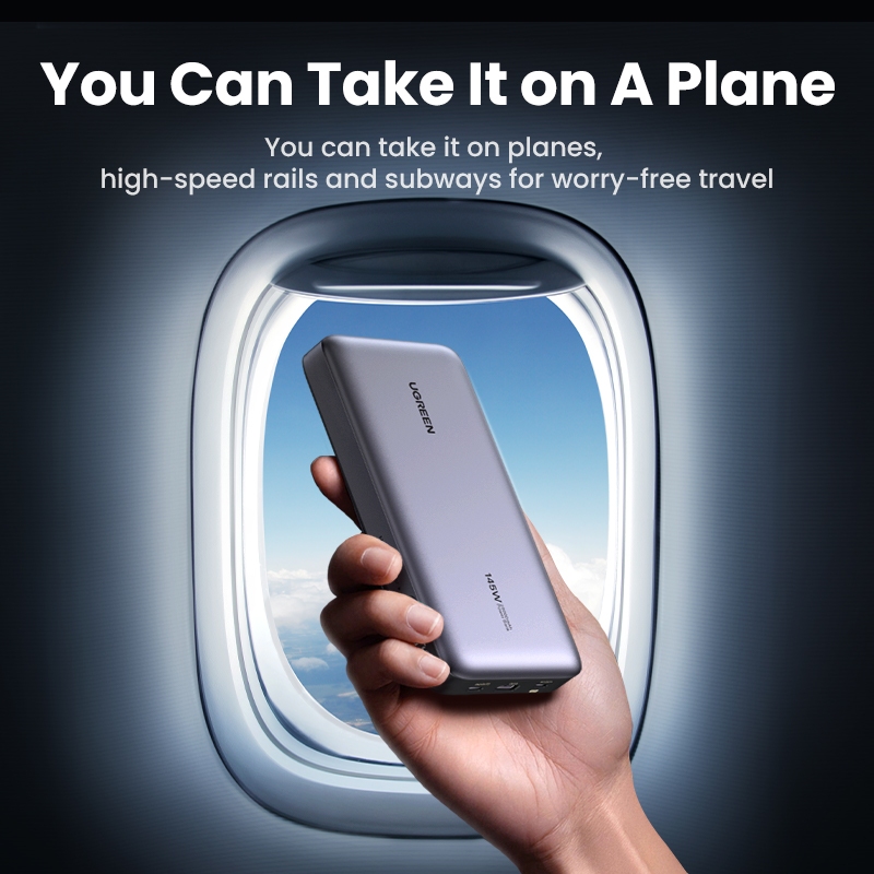 Ugreen 145W Power Bank 25000mAh Di Động PD Sạc Nhanh PowerBank Cho Laptop Notebook | Bảo hành 18 tháng - Hình ảnh 7