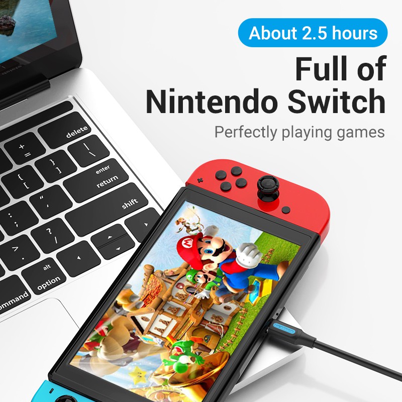 Dây cáp sạc nhanh Vention Type-C PD 60W 3A 480mbps tiện dụng thích hợp cho Huawei Matebook/ cellphone/ laptop - Hình ảnh 4