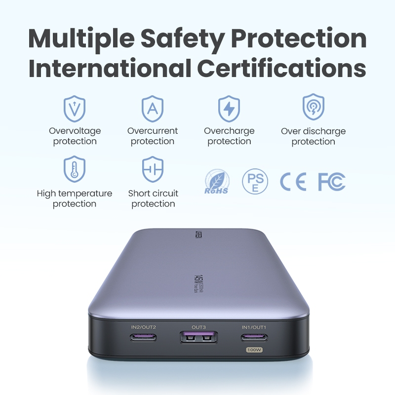 Ugreen 145W Power Bank 25000mAh Di Động PD Sạc Nhanh PowerBank Cho Laptop Notebook | Bảo hành 18 tháng - Hình ảnh 6