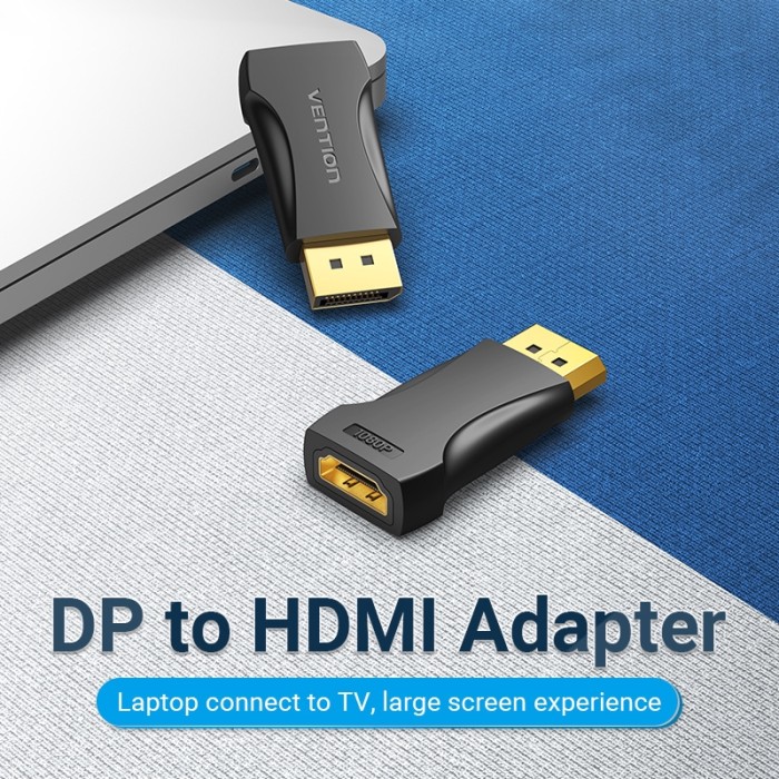Bộ Chuyển Đổi Vention DP Sang HDMI 1080P 60Hz Cho Máy Tính Xách Tay HDTV Từ Đầu Cắm Sang Lỗ Cắm HDMI Mạ Vàng - Hình ảnh 6