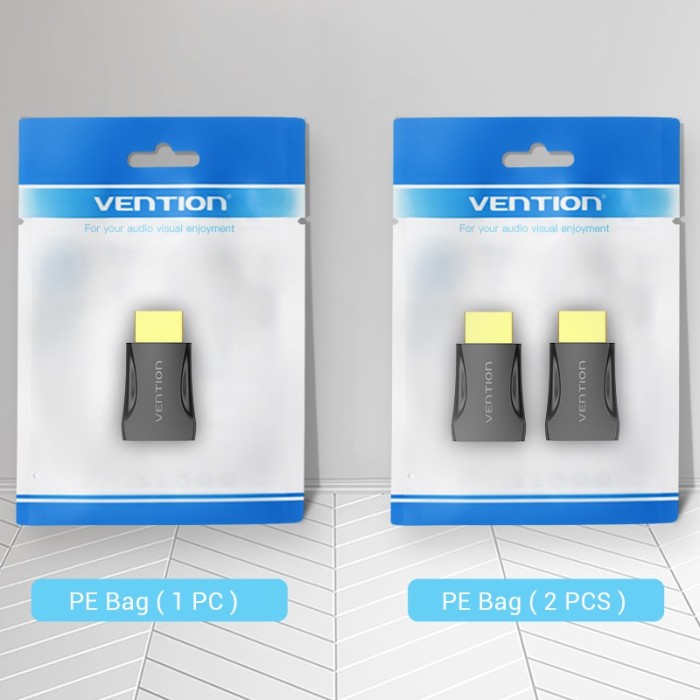 Bộ chuyển đổi HDMI Vention Đầu cắm chuyển đổi 4K 60hz góc 90° cổng đầu cắm sang ổ cắm HDMI cho tivi máy tính xách tay - Hình ảnh 9