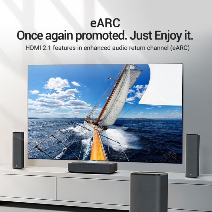 Cáp HDMI 2.1 Vention tốc độ cao 48Gbps 8K@60Hz chuyển đổi DR Dolby Atmos eARC - Hình ảnh 6