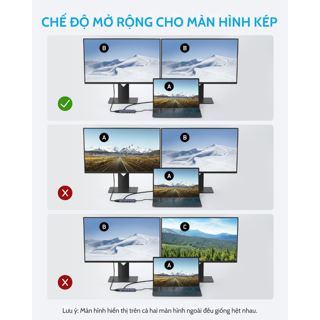 Hub chuyển đổi ANKER USB C 10-in-1- Màn hình kép 4K HDMI - A83C2 - Hình ảnh 4