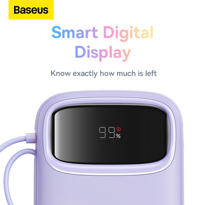 Sạc dự phòng BASEUS 20000mAh PD 22.5w hai cổng tiện dụng cho điện thoại - Hình ảnh 4