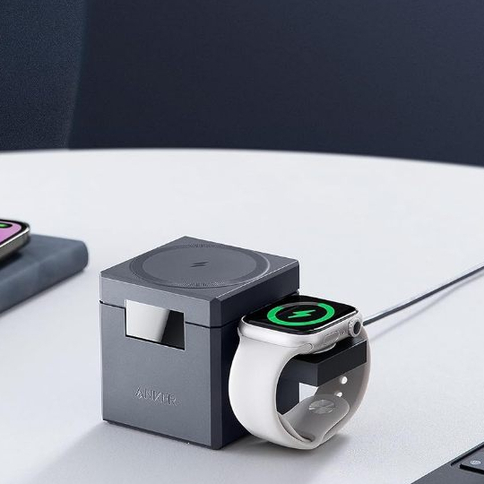 Đế sạc không dây 3in1 Anker 737 Cube - Hỗ trợ sạc nhanh 15W - Y1811 - Hình ảnh 3