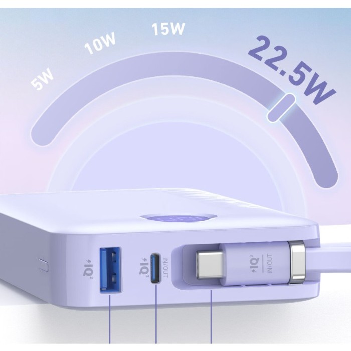 [chỉ giao TPHCM] Pin Sạc Dự Phòng ANKER 335 20000mAh 22.5W (Built-In USB-C) - 2 cổng (1USB-C & 1USB-A) - A1647 - Hình ảnh 4