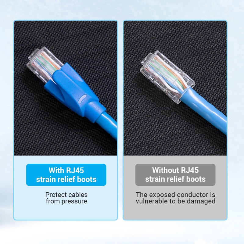 Vỏ Gắn Đầu Nối Mạng RJ45 Vention Giảm Căng Cho Dây Cáp Ethernet CAT5E CAT6 - Hình ảnh 2