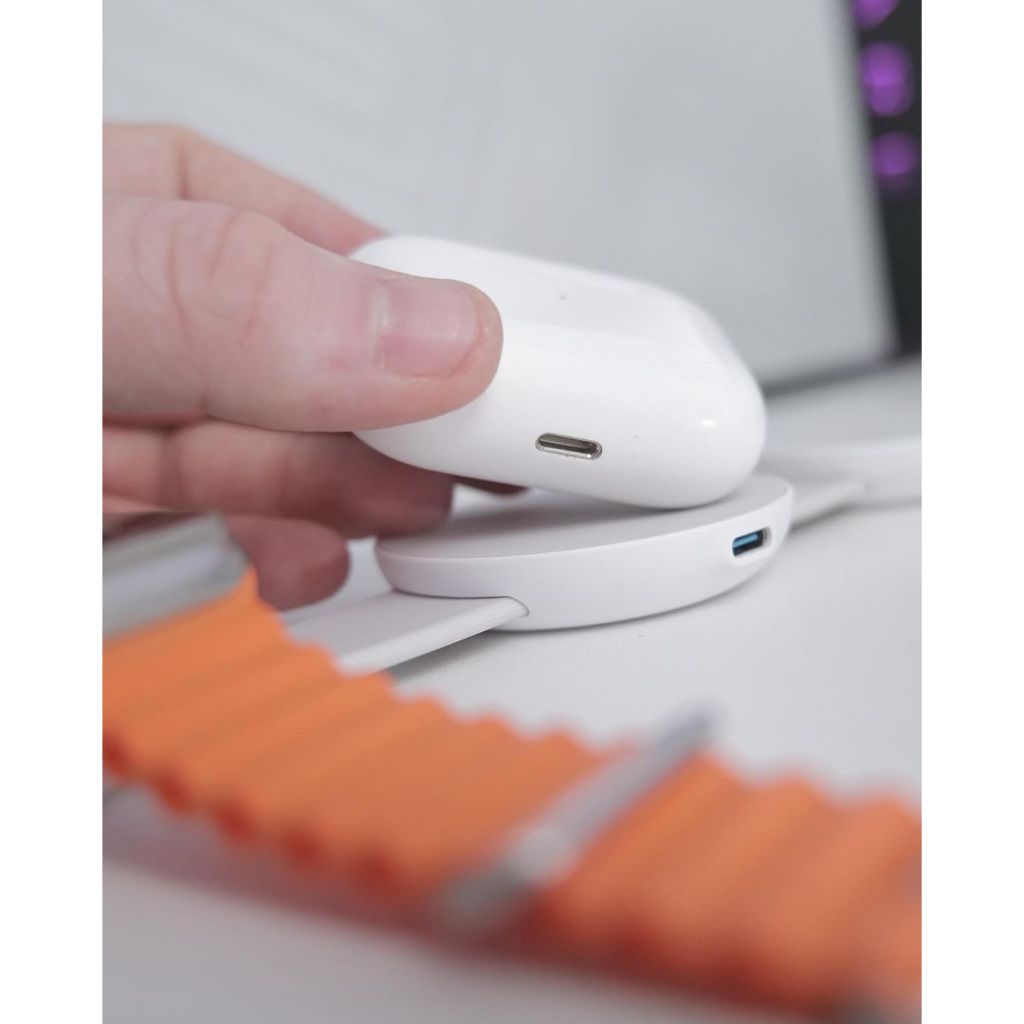 Đế sạc Anker MagGo UFO 1C 15W (3-in-1, Foldable Pad, with Adapter and USB-C cable) - B25M8 - Hình ảnh 7