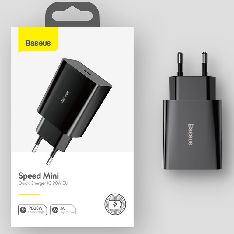 Củ sạc nhanh Baseus 20W cổng USB kép Type C cho phone 15 14 13 12 - Hình ảnh 8