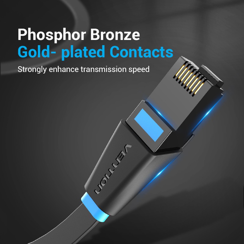 Dây Cáp Mạng Vention Cat6 1000Mbps Tốc Độ Cao Gigabit Lan Cat 6 Dành Cho Laptop PS 4 RJ45 - Hình ảnh 6