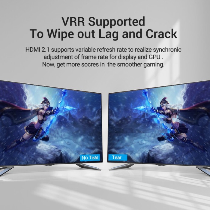 Cáp HDMI 2.1 Vention tốc độ cao 48Gbps 8K@60Hz chuyển đổi DR Dolby Atmos eARC - Hình ảnh 8