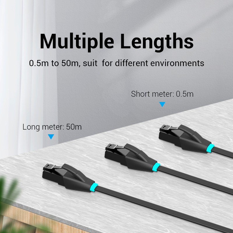 Dây Cáp Mạng Vention Cat6 1000Mbps Tốc Độ Cao Gigabit Lan Cat 6 Dành Cho Laptop PS 4 RJ45 - Hình ảnh 7
