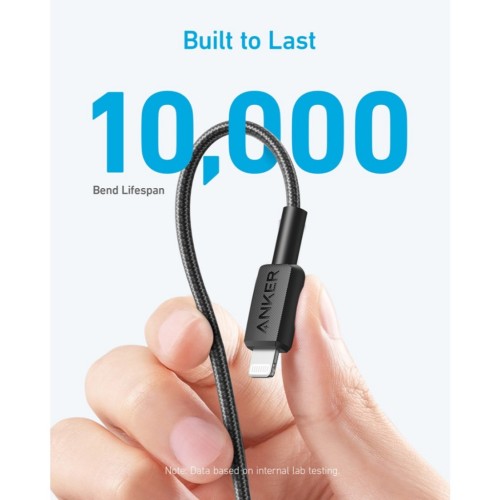[Cáp CtoL] Cáp Sạc Nhanh ANKER 322 Nylon Dù USB-C to L đạt chứng nhận MFi thích hợp iP14 series trở xuống- A81B5/6