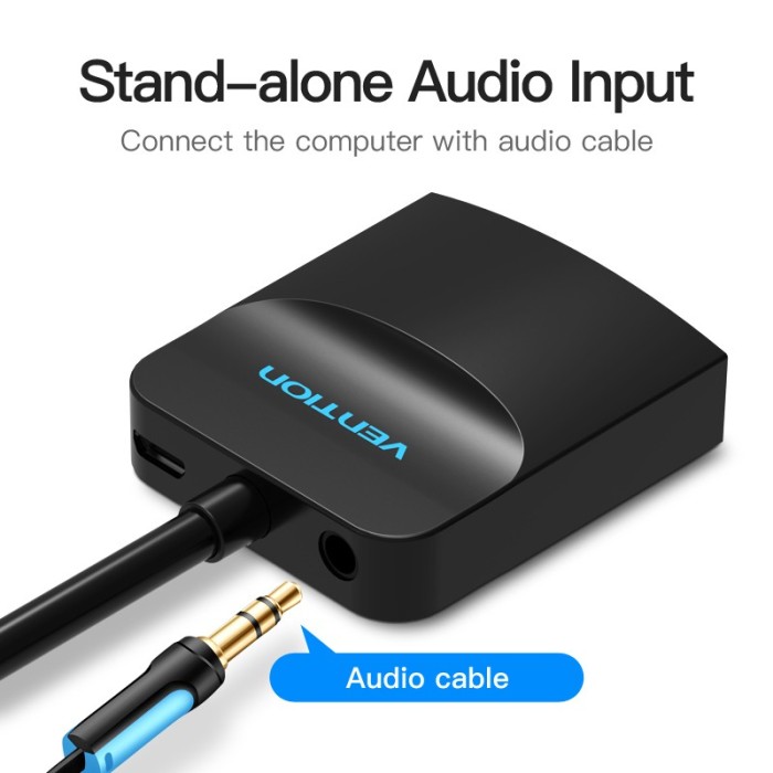 Cáp chuyển đổi Vention đổi đầu cắm VGA sang lỗ cắm HDMI 1080p chuyển vga sang hdmi - Hình ảnh 6