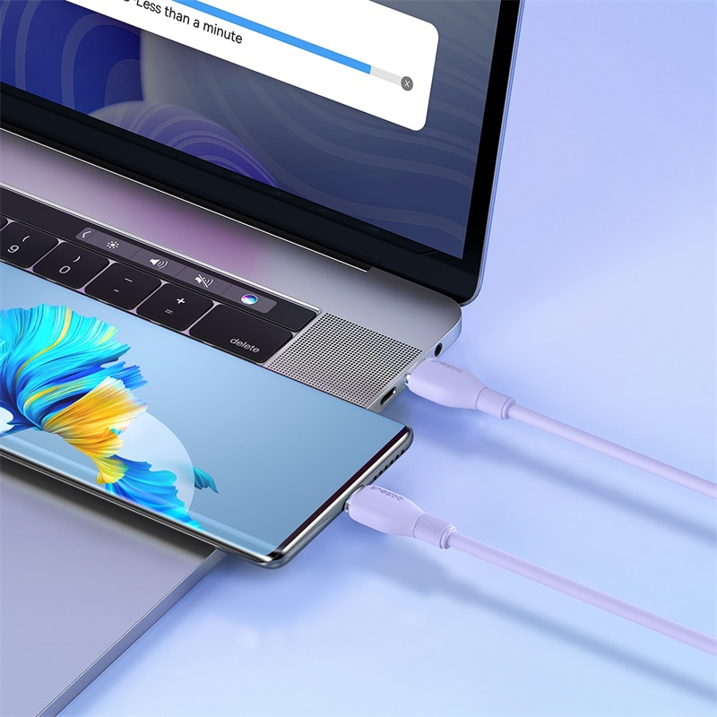 Dây cáp sạc nhanh BASEUS USB C PD 100W thích hợp cho laptop phone 15 - Hình ảnh 6