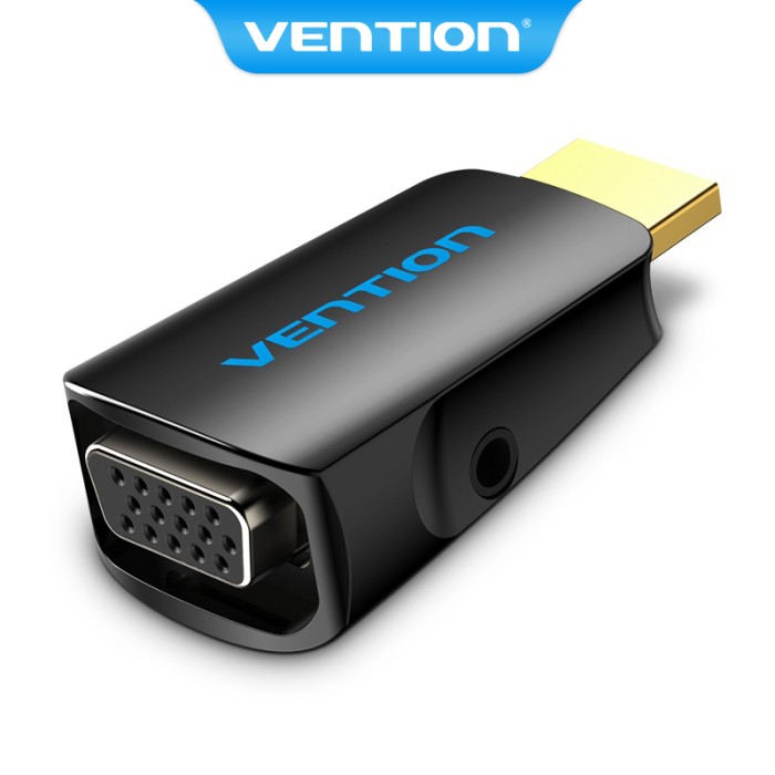 Bộ Chuyển Đổi VGA Vention HDMI Sang VGA Mạ Vàng 1080P Cho PC TV Xbox Máy Chiếu