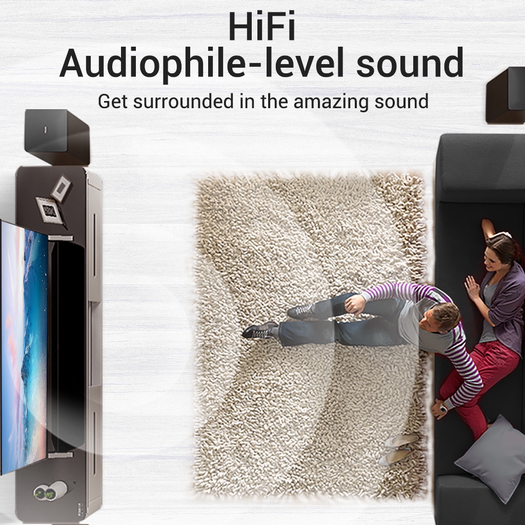 Cáp HDMI Vention 2.1 8K/60Hz Tốc Độ Cao 48Gbps PVC Bện Dolby Vision Cáp Video HDMI PVC Cho PS5 TV Xiaomi - Hình ảnh 8